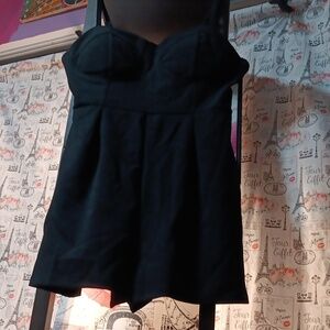 Almost Famous Black Romper